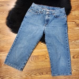Vintage Lucky Brand Dungarees Cropped Jeans Size 10/30